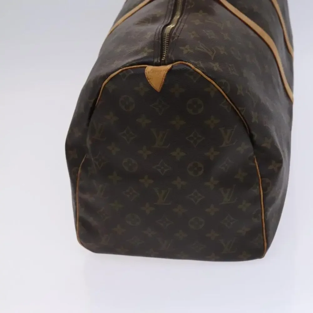 LOUIS VUITTON Monogram Keepall 55 Boston Bag M41424